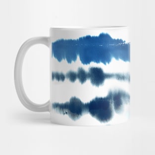 Soft Nautical Lines Blue Mug